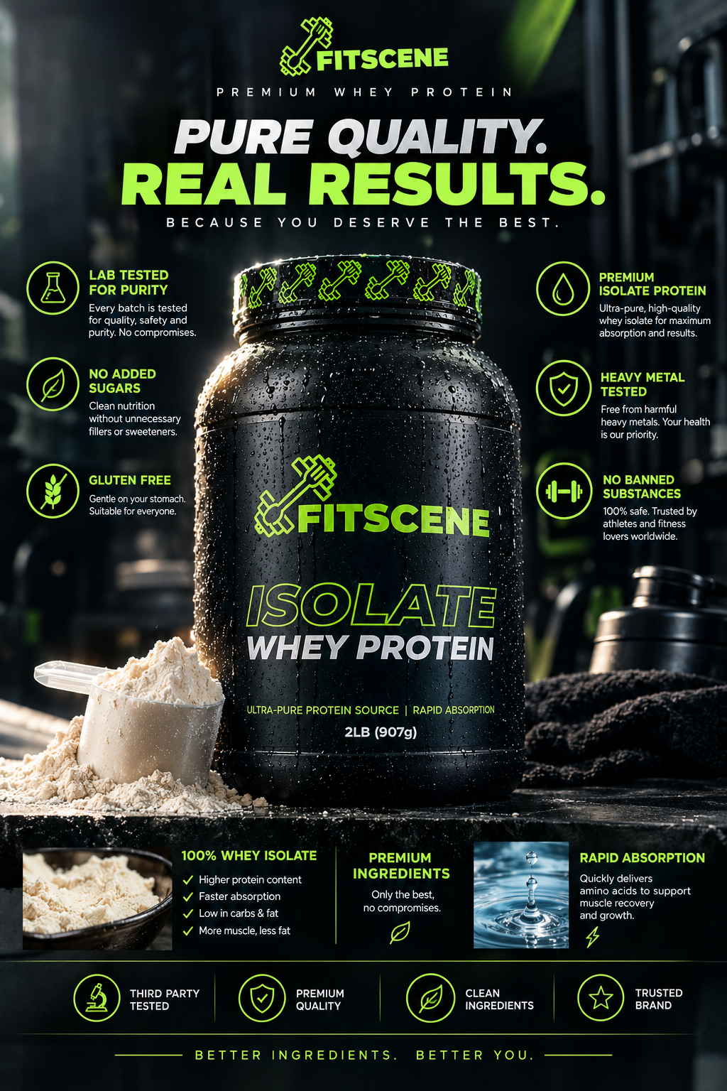 Fitscene Whey Protein Isolate - Image 4